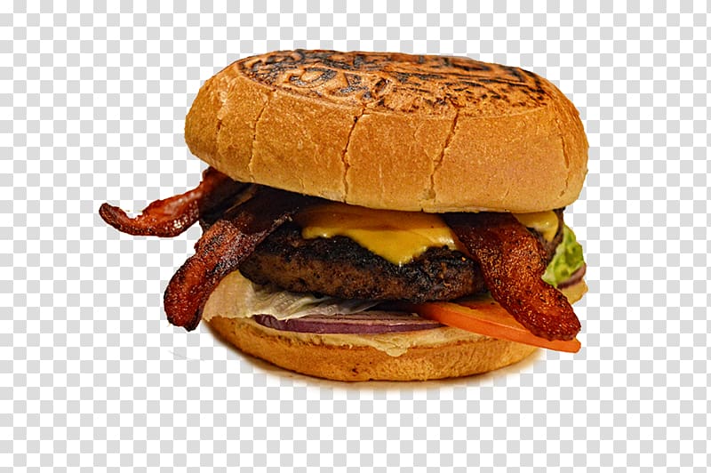 Hamburger Cheeseburger Fast food Veggie burger Buffalo burger, bacon transparent background PNG clipart