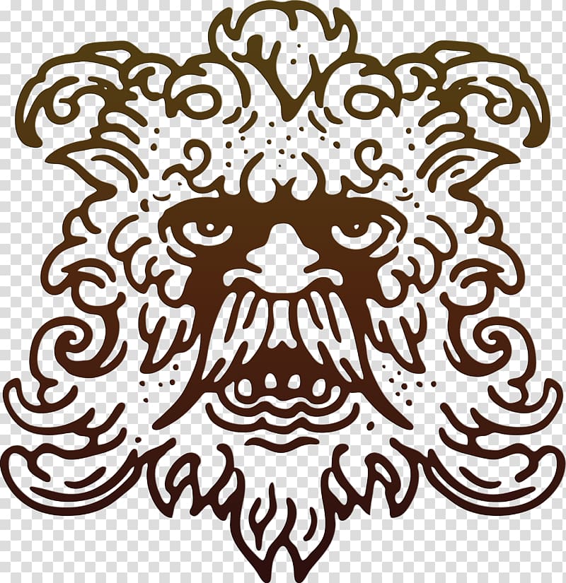 Drawing , lion head transparent background PNG clipart