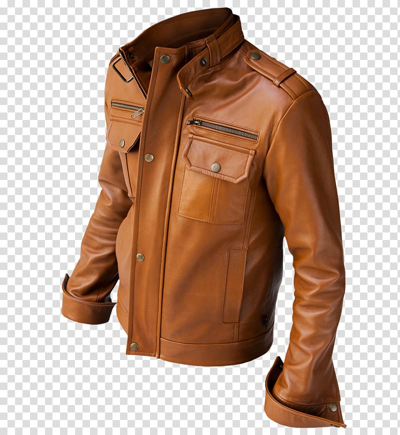 Leather jacket Flight jacket Fashion, jacket transparent background PNG clipart