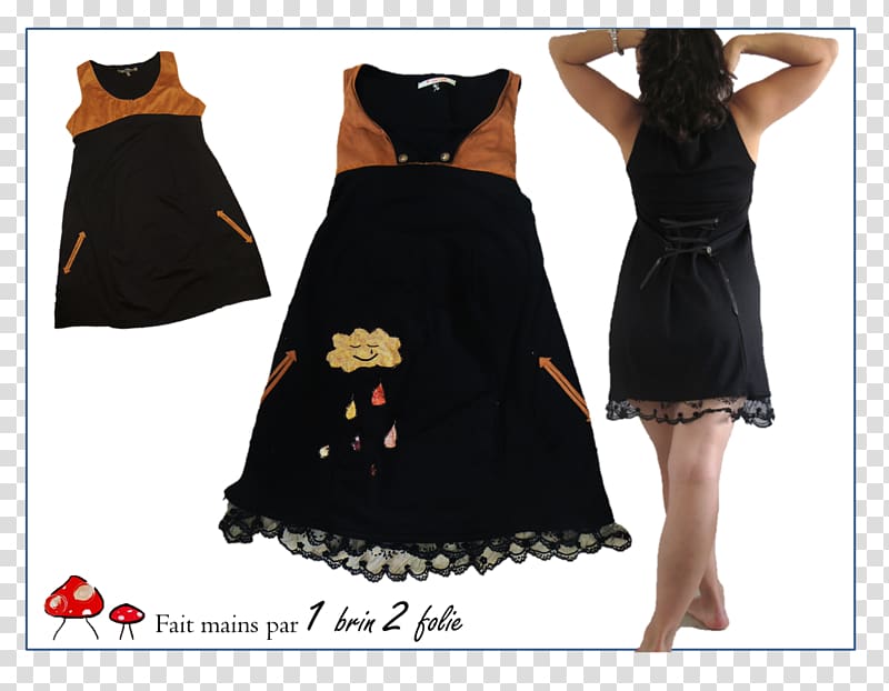 Little black dress Bustier Sleeve, dress transparent background PNG clipart