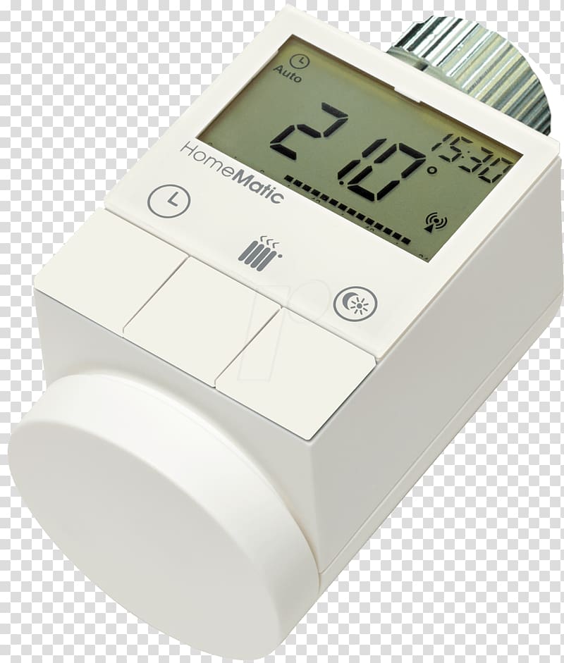 eQ-3 AG Thermostatic radiator valve Heater Home Automation Kits ELV Elektronik, Radiator transparent background PNG clipart