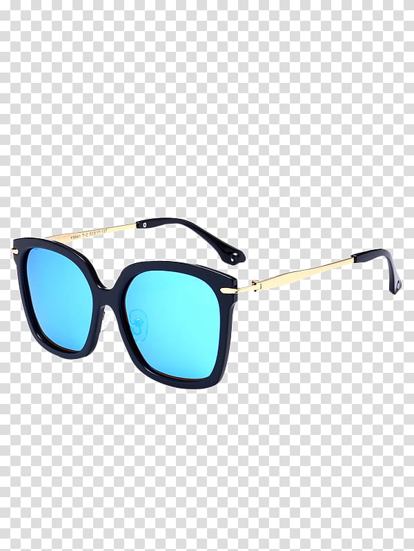 Goggles Sunglasses Blue Fashion, woman leg transparent background PNG clipart