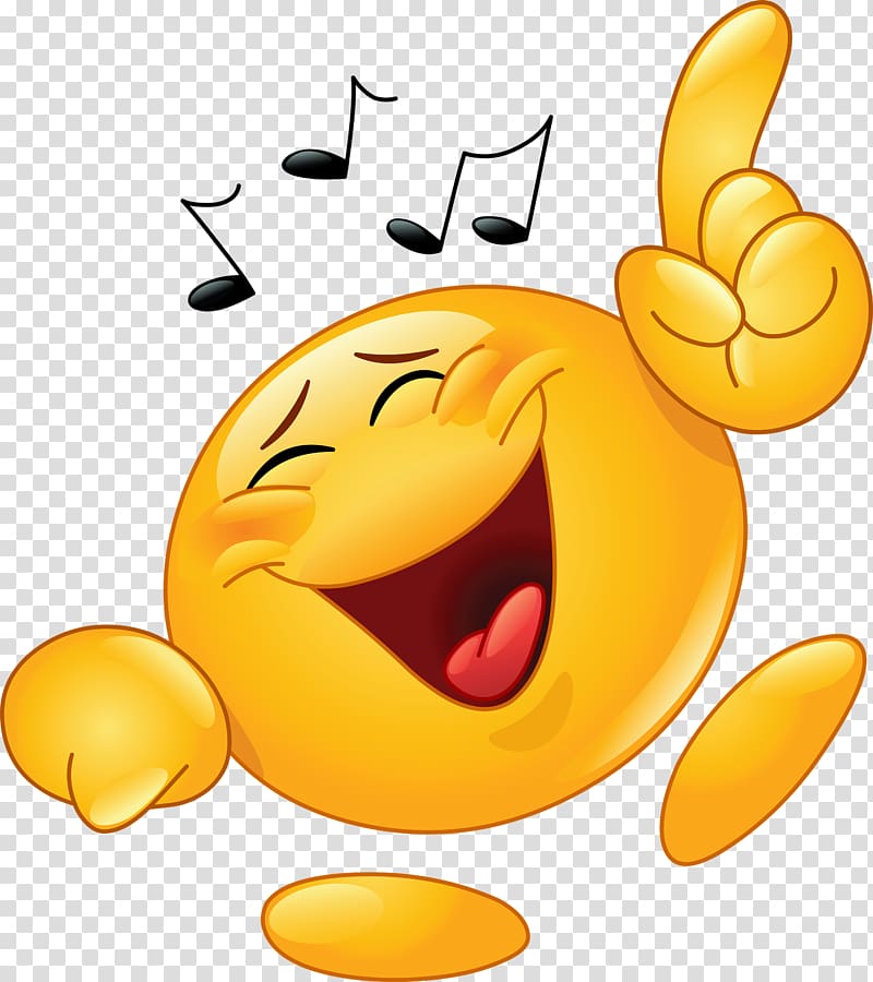 Emoticon Smiley Dance, cartoon headphones transparent background PNG clipart