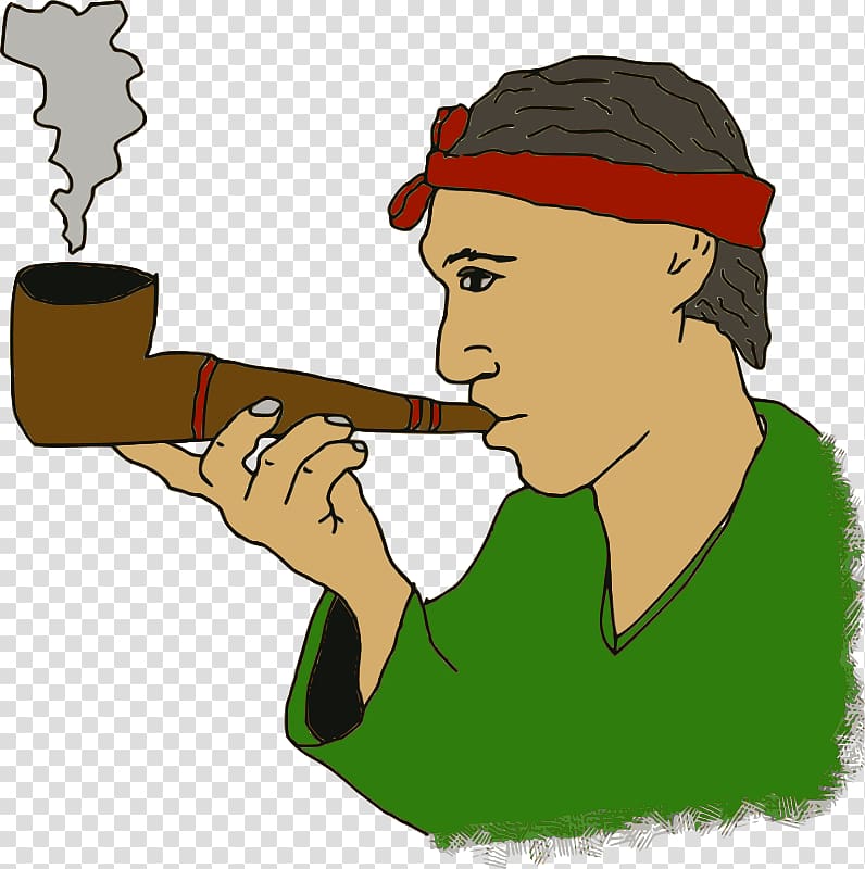 Tobacco pipe Free content , Smoking man transparent background PNG clipart