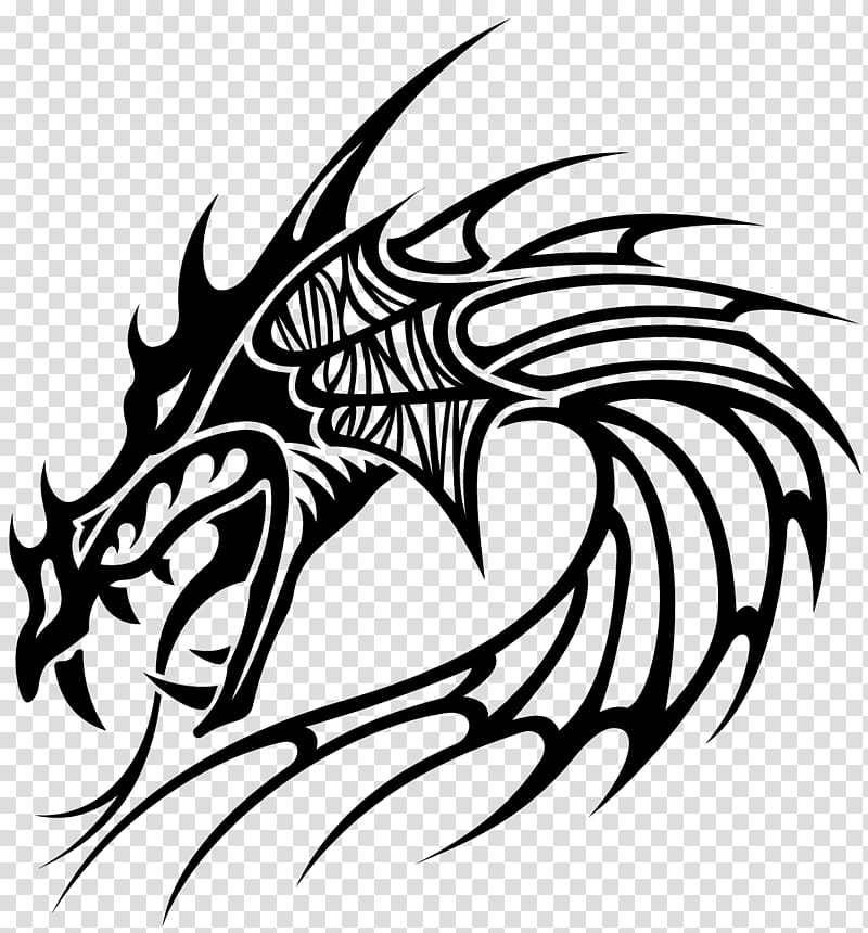 Tattoo Chinese dragon Japanese dragon , dragon transparent background PNG clipart