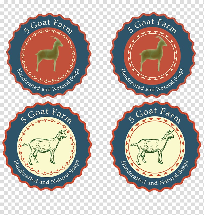 Bottle cap Logo Circle Font, Goat farm transparent background PNG clipart