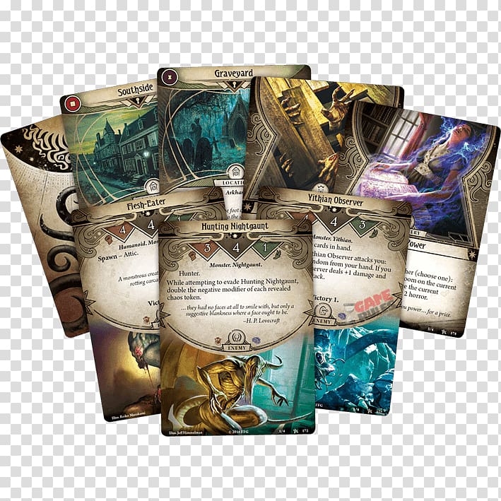 Arkham Horror: The Card Game Call of Cthulhu: The Card Game Set Fantasy Flight Games, Arkham Horror The Card Game transparent background PNG clipart