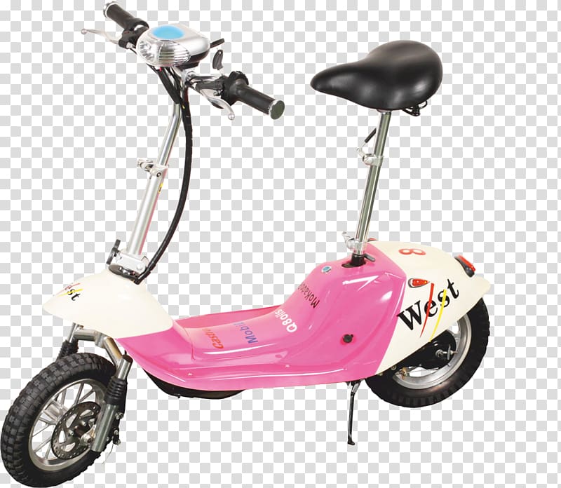 Motorized scooter Electric kick scooter Bicycle, scooter transparent background PNG clipart