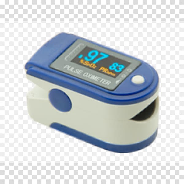 Pulse Oximeters Pulse oximetry Oxygen saturation CMS 50-DL Pulse Oximeter with Neck/Wrist cord, finger pointing transparent background PNG clipart