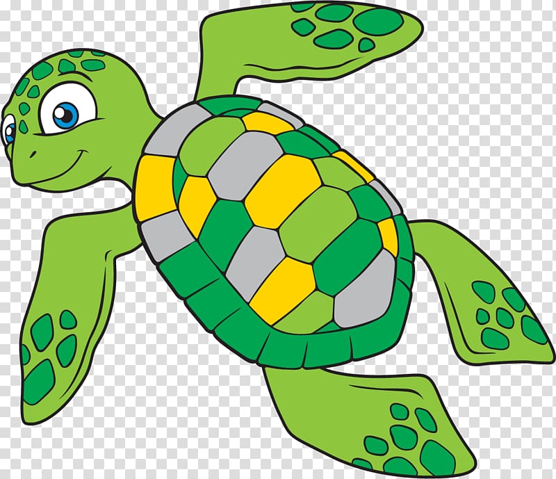 Sea turtle Tortoise , Hand-painted sea turtles transparent background PNG clipart