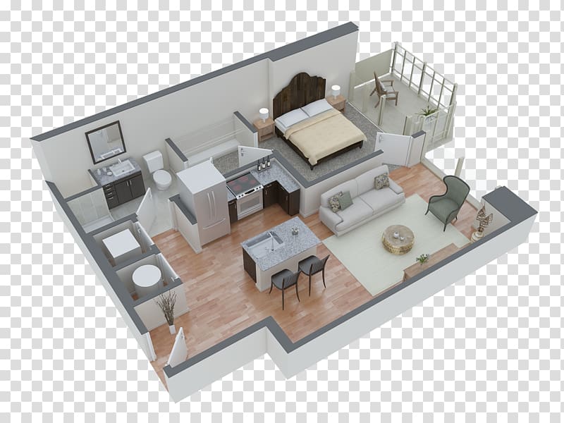 3D floor plan Atlantic House Lithonia, house transparent background PNG clipart
