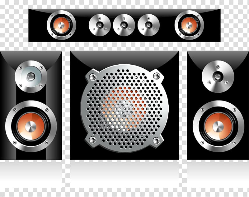 Loudspeaker Euclidean Music, Modern fashion stereo speakers transparent background PNG clipart