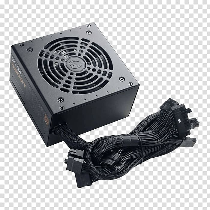 Power supply unit Computer Cases & Housings 80 Plus EVGA Corporation ATX, Computer transparent background PNG clipart