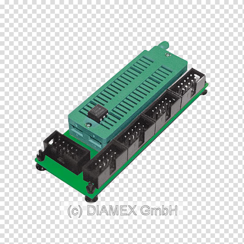 Microcontroller Hardware Programmer In-system programming Atmel AVR, dil transparent background PNG clipart