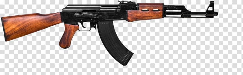 AK-47 Firearm Assault rifle Weapon, AK-47 transparent background PNG clipart