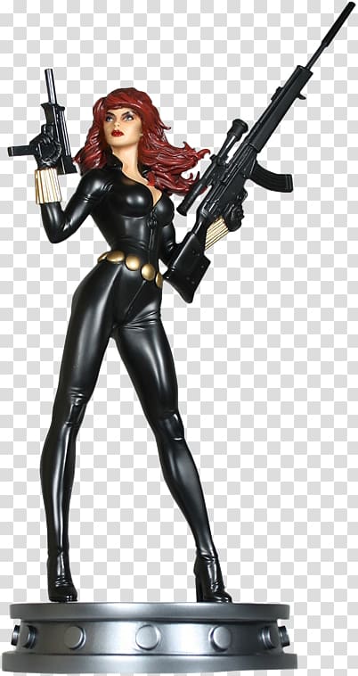 Black Widow Spider-Man Marvel Comics Statue Bowen Designs, Black Widow transparent background PNG clipart