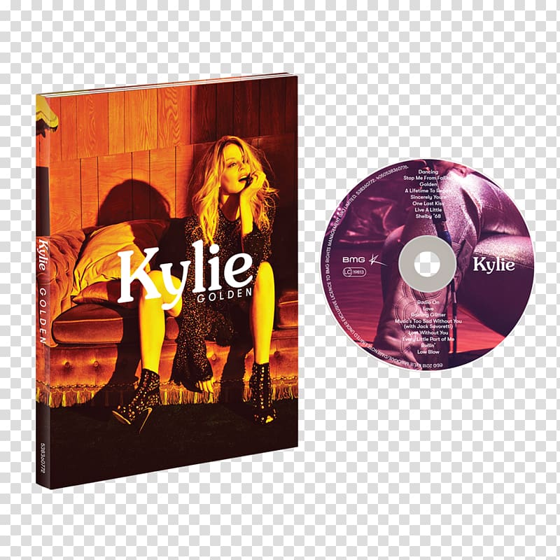 Golden Compact disc Phonograph record Music\'s Too Sad Without You Kylie Minogue, others transparent background PNG clipart