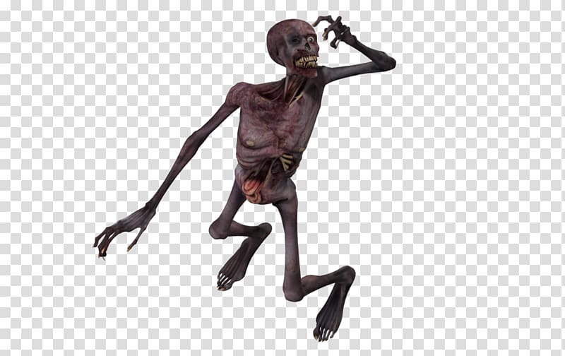 Sculpture Statue, zombie transparent background PNG clipart