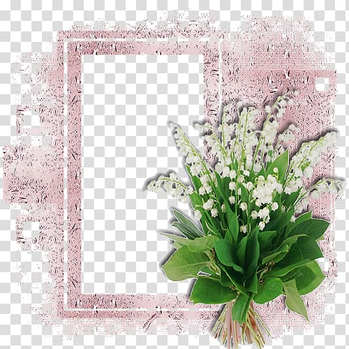 Frames Lily of the valley Cut flowers Floral design Flowering plant, muguet transparent background PNG clipart