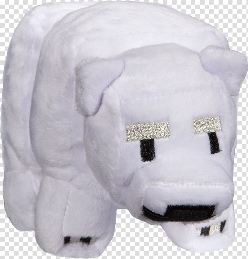 Minecraft Polar bear Stuffed Animals & Cuddly Toys, baby hazel new games transparent background PNG clipart