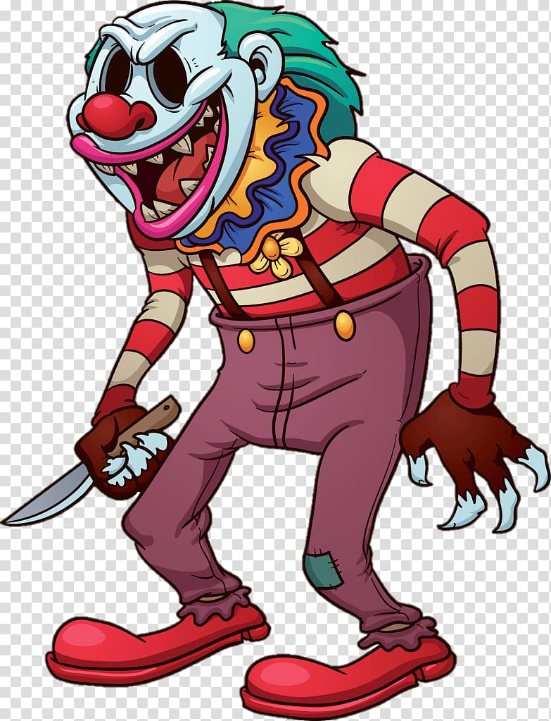 Evil clown , clown transparent background PNG clipart