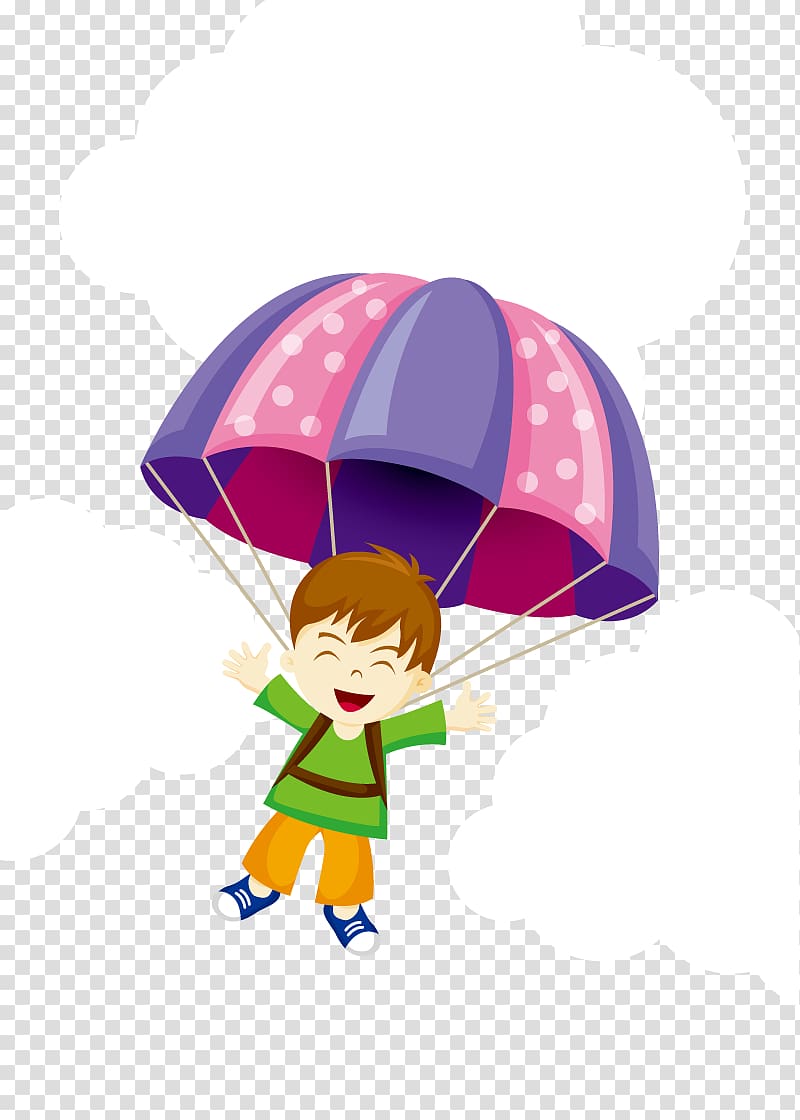 Childrens Day Greeting card Parachute, parachute transparent background PNG clipart