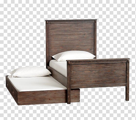 Bed frame Trundle bed Furniture Bedroom, 3d model of decorative furniture transparent background PNG clipart