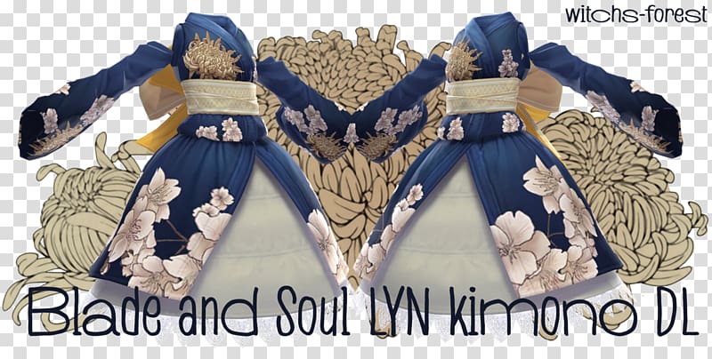 Kimono Blade & Soul Clothing Dress Yukata, dress transparent background PNG clipart