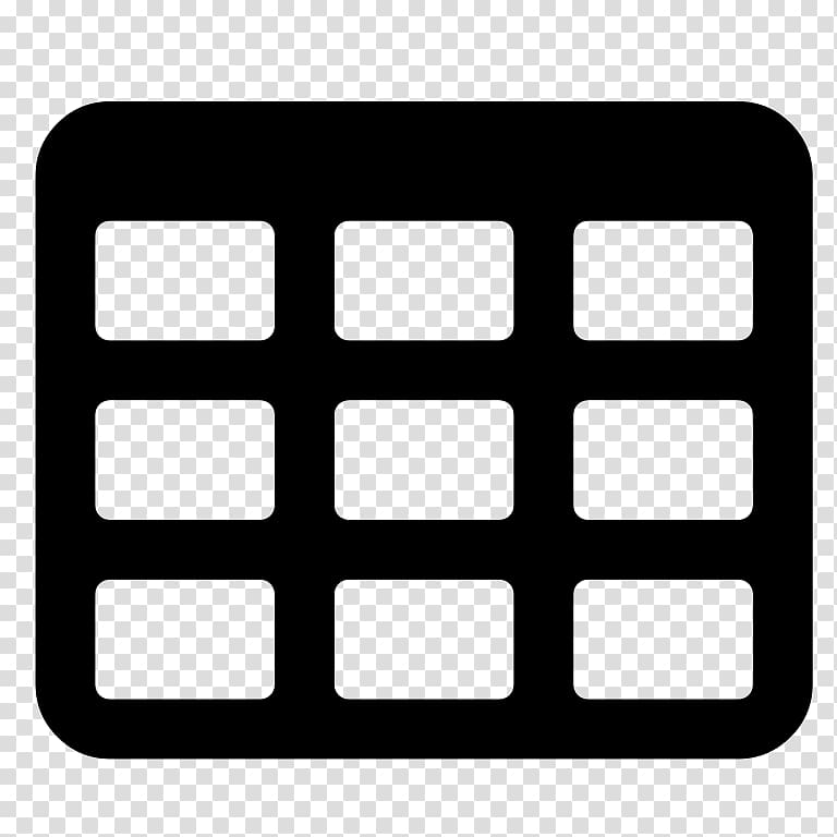 Table Font Awesome Computer Icons Spreadsheet Font, table transparent background PNG clipart