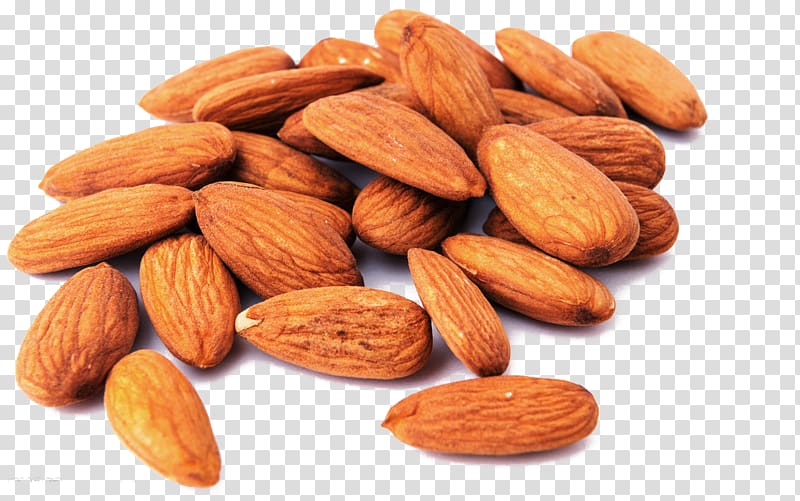 Nut Snack Almond Food Ingredient, Almond herbs transparent background PNG clipart