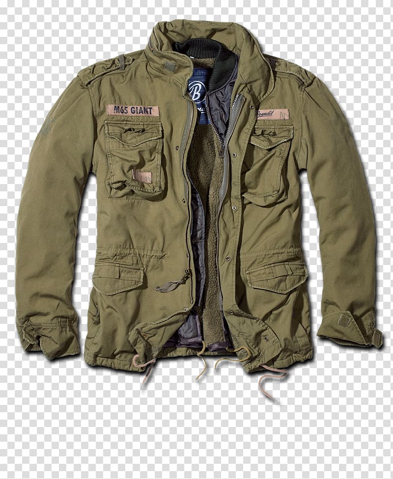 M-1965 field jacket Sleeve Military Coat, jacket transparent background PNG clipart