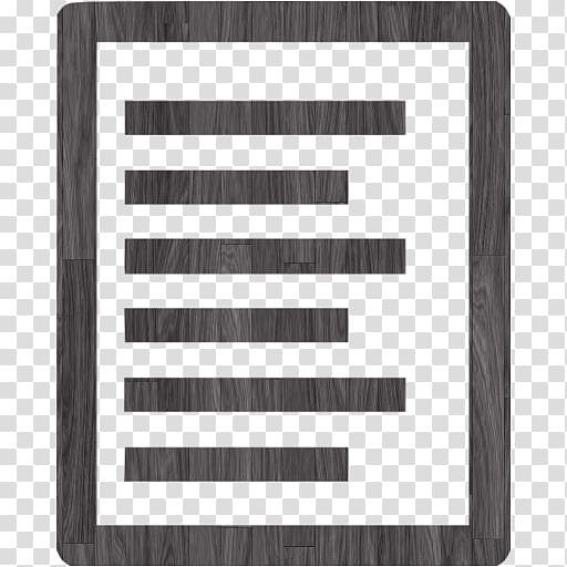 Computer Icons Text file Plain text Computer Software, Black Wood transparent background PNG clipart