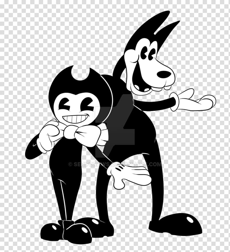 Bendy and the Ink Machine Drawing TheMeatly Games, Ltd. Video game, Cool dog transparent background PNG clipart