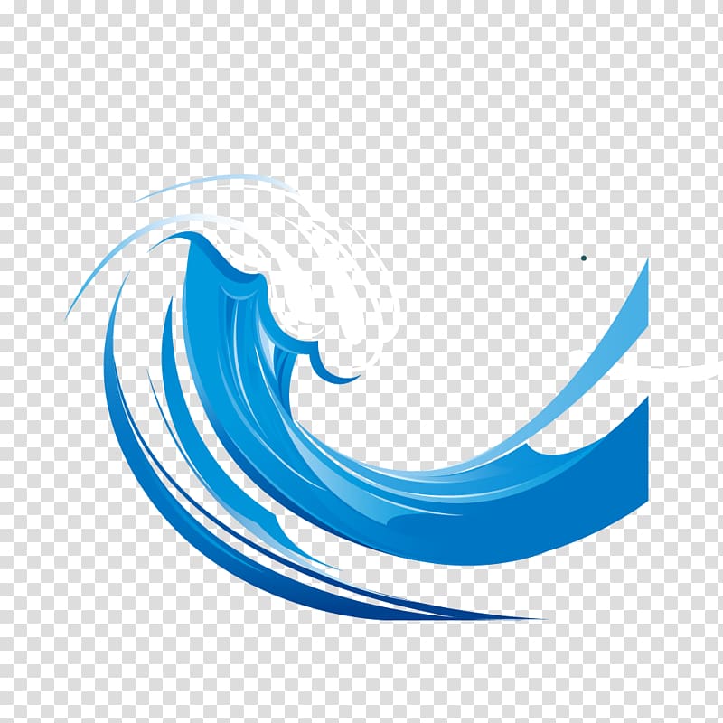 blue and white sea waves , Wind wave Euclidean , Blue waves transparent background PNG clipart
