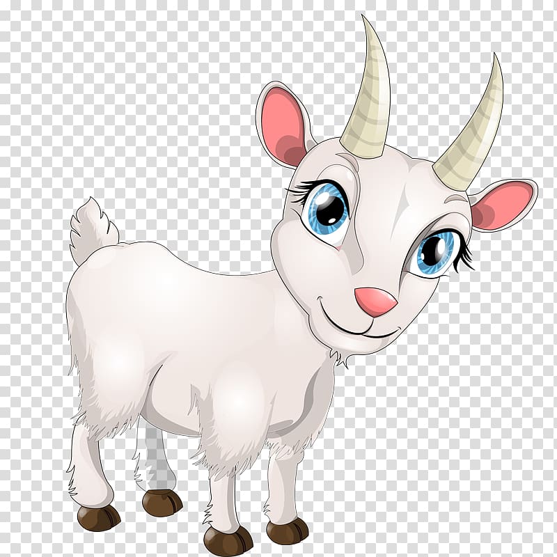 Goat Sheep Cartoon, goat transparent background PNG clipart