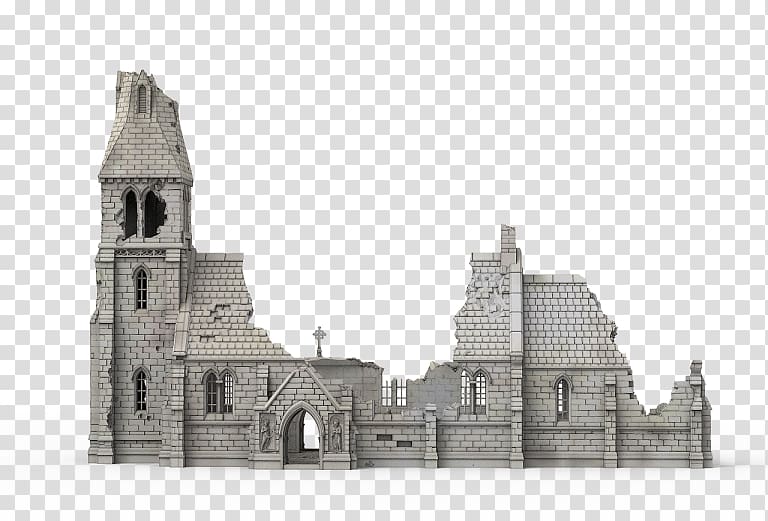 Middle Ages Church Medieval architecture Chapel Historic site, Ruined Castle On an Island transparent background PNG clipart