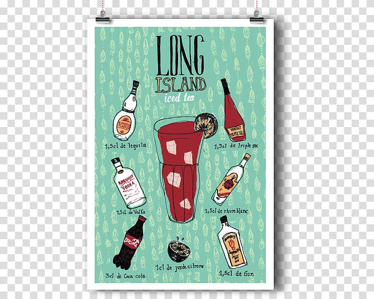 Poster Applied arts The arts, Long island Ice Tea transparent background PNG clipart