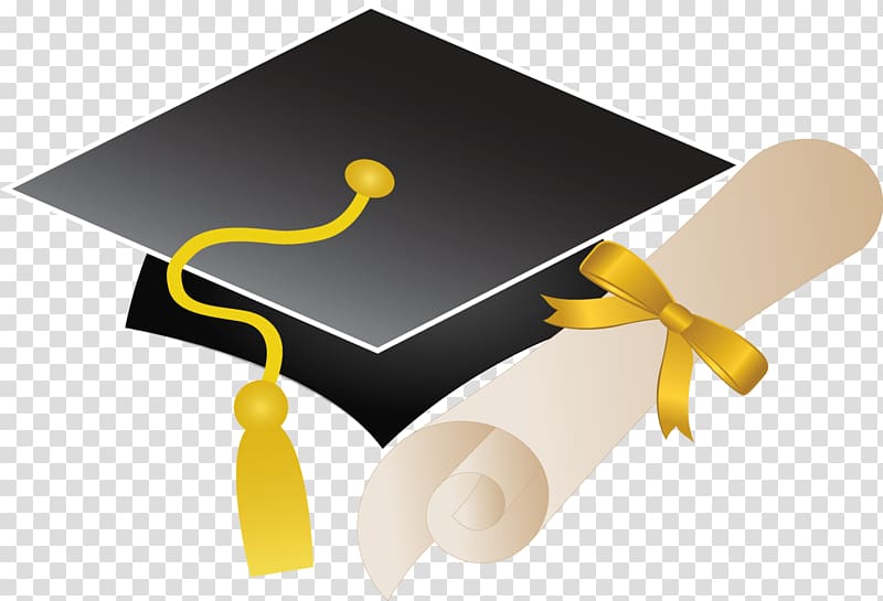 black mortarboard illustration, Graduation ceremony Square academic cap , Black doctor cap transparent background PNG clipart