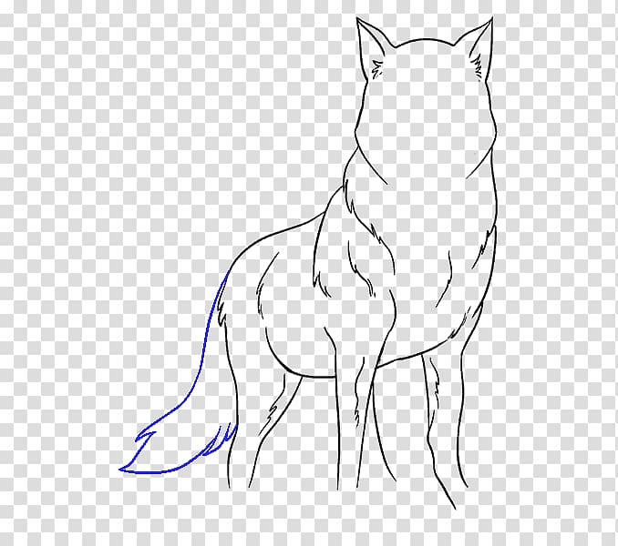 Rainbow Dash Drawing Line art Gray wolf, black and white wolf transparent background PNG clipart