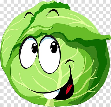 Capitata Group Vegetable Emoticon Smiley , vegetable transparent background PNG clipart