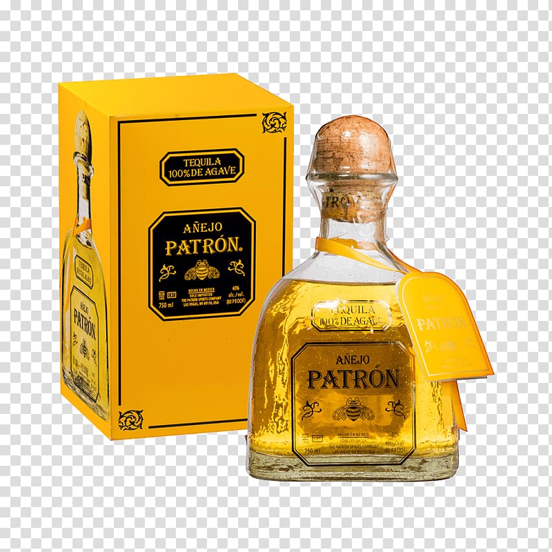 Tequila Whiskey Patrón Scotch whisky Liqueur coffee, bottle transparent background PNG clipart