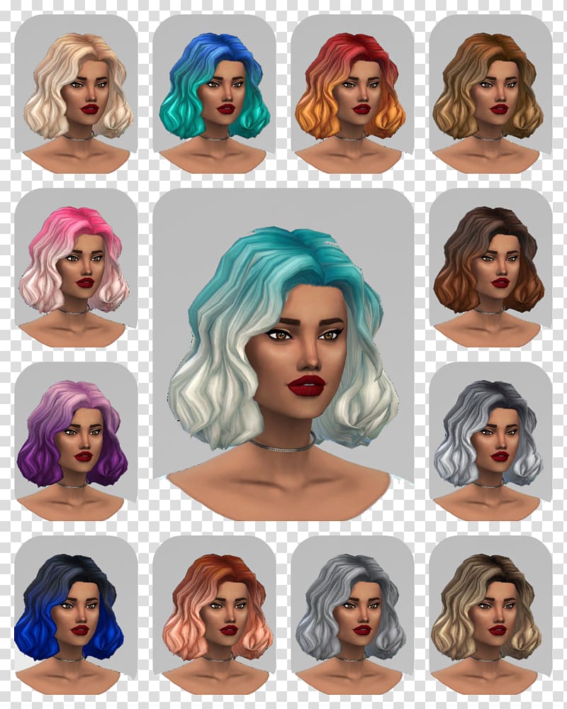The Sims 4: Vampires Hairstyle Wig, hair transparent background PNG clipart