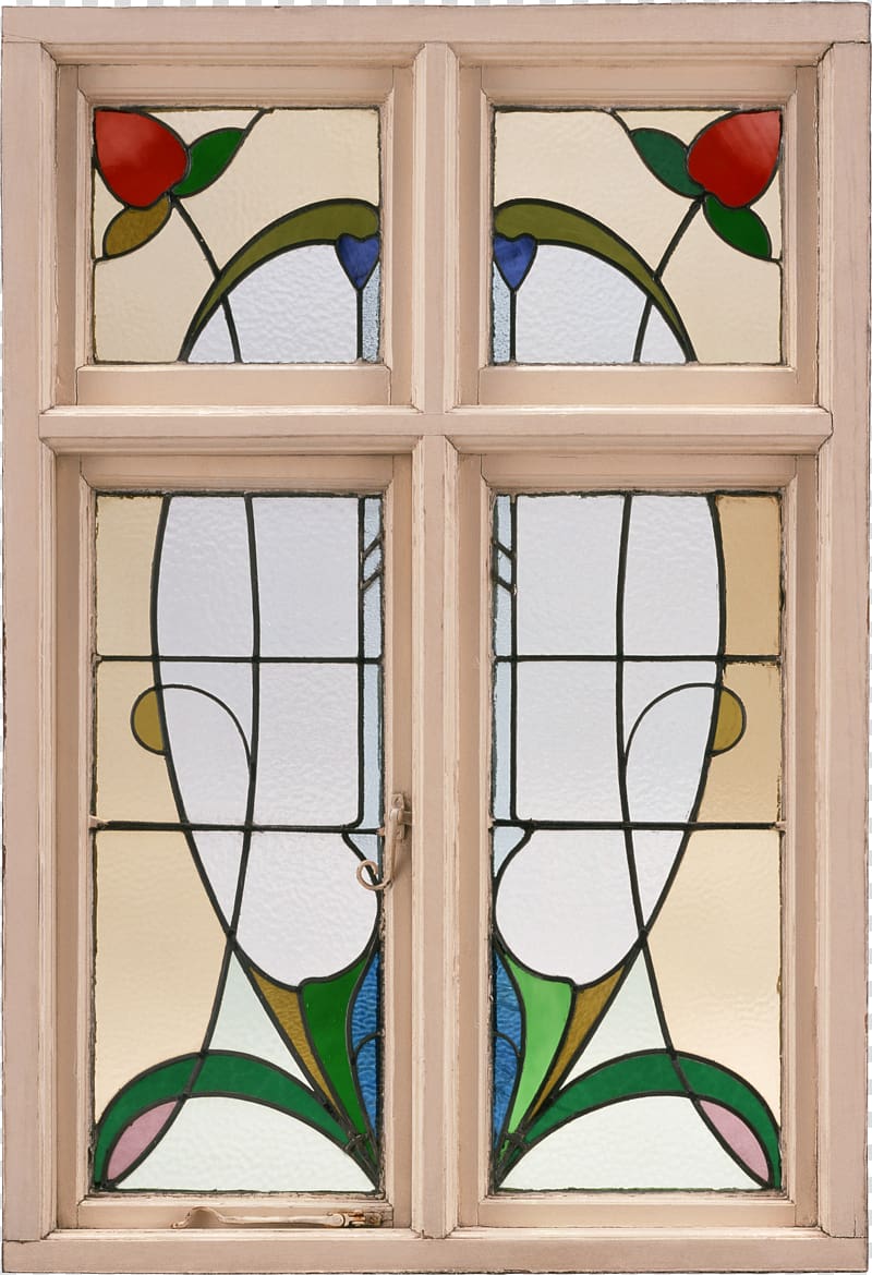 Window Door Stained glass Scape, window transparent background PNG clipart