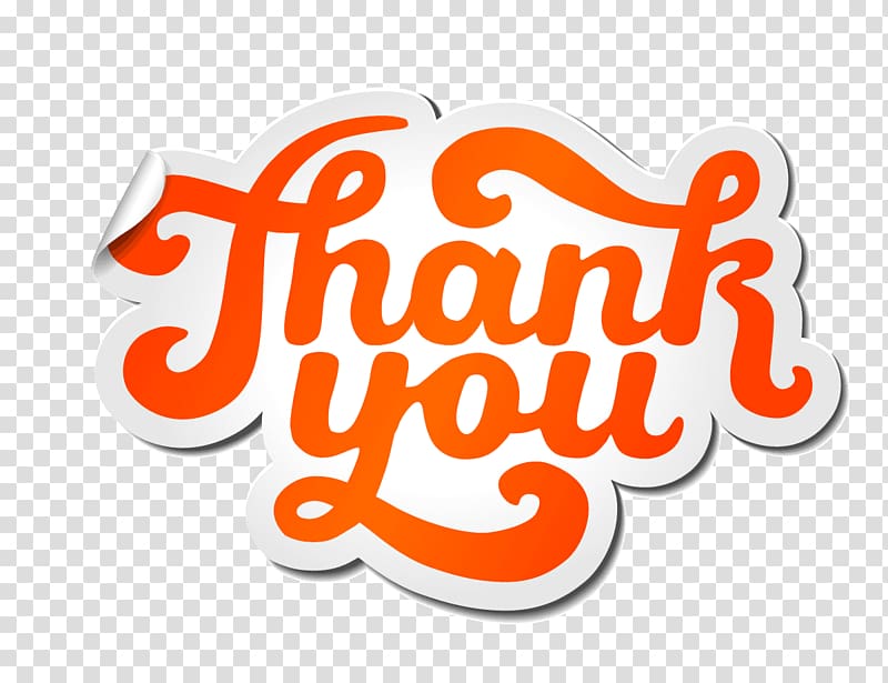 Thank You , Typography, thank you transparent background PNG clipart