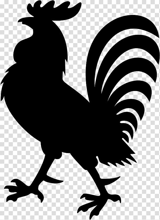 Rooster Silhouette , rooster transparent background PNG clipart