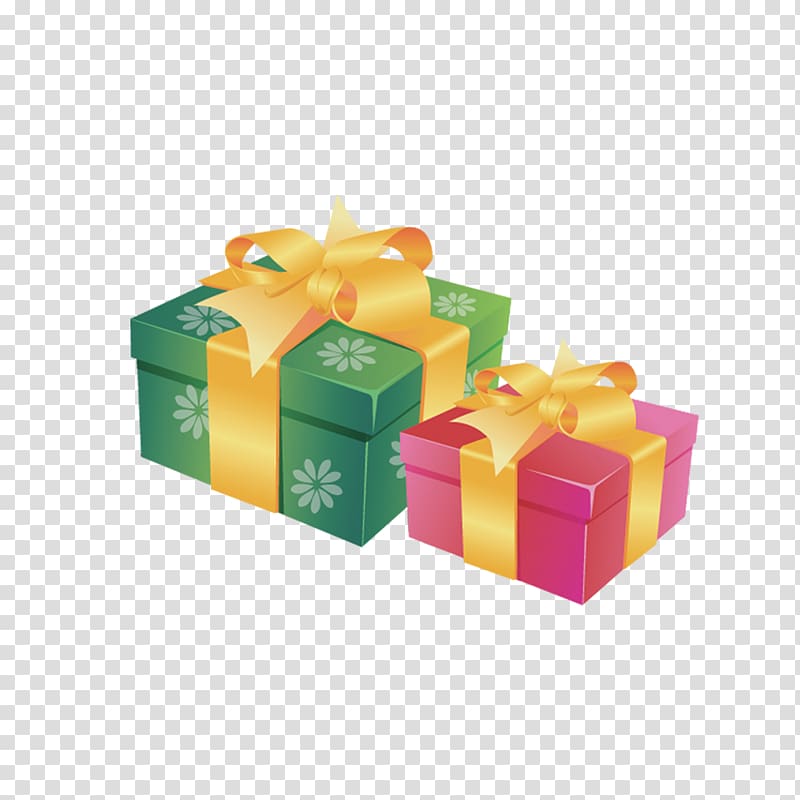 Gift card Decorative box, Gift boxes material transparent background PNG clipart