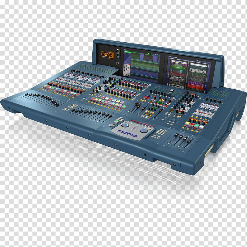 Audio Mixers Digital mixing console Midas Consoles Midas DM16, mixer sound system transparent background PNG clipart