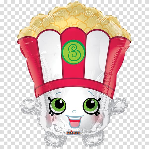 Toy balloon Popcorn Party Shopkins Market, popcorn transparent background PNG clipart