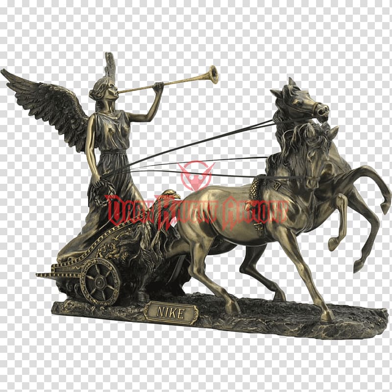 Winged Victory of Samothrace Nike Chariot Greek mythology Statue, nike transparent background PNG clipart