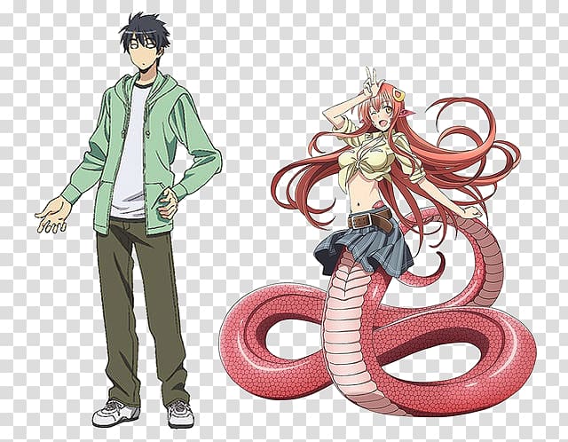 Lamia Monster Musume Anime Meme Harpy, Monster Musume transparent background PNG clipart
